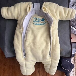 Magic Yellow Infant Sleepsuit Fleece